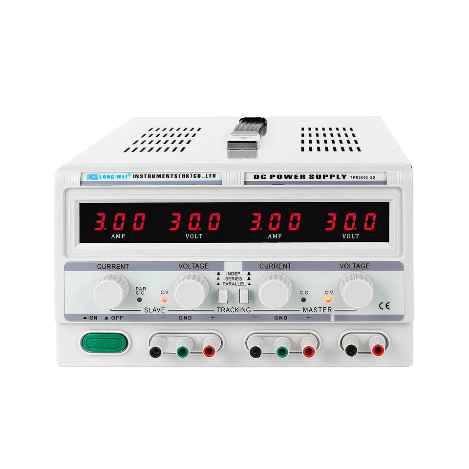 Dual Channel Linear Power Supply 30V 5A - Longwei TPR-3005-2D Lineair Dual DC 30V