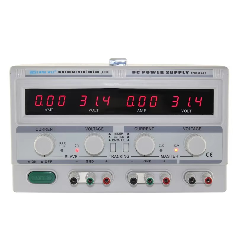 Dual Channel Linear Power Supply 30V 5A - TPR-3005-2D Tweekanaals verstelbare lineaire stroombron 30V
