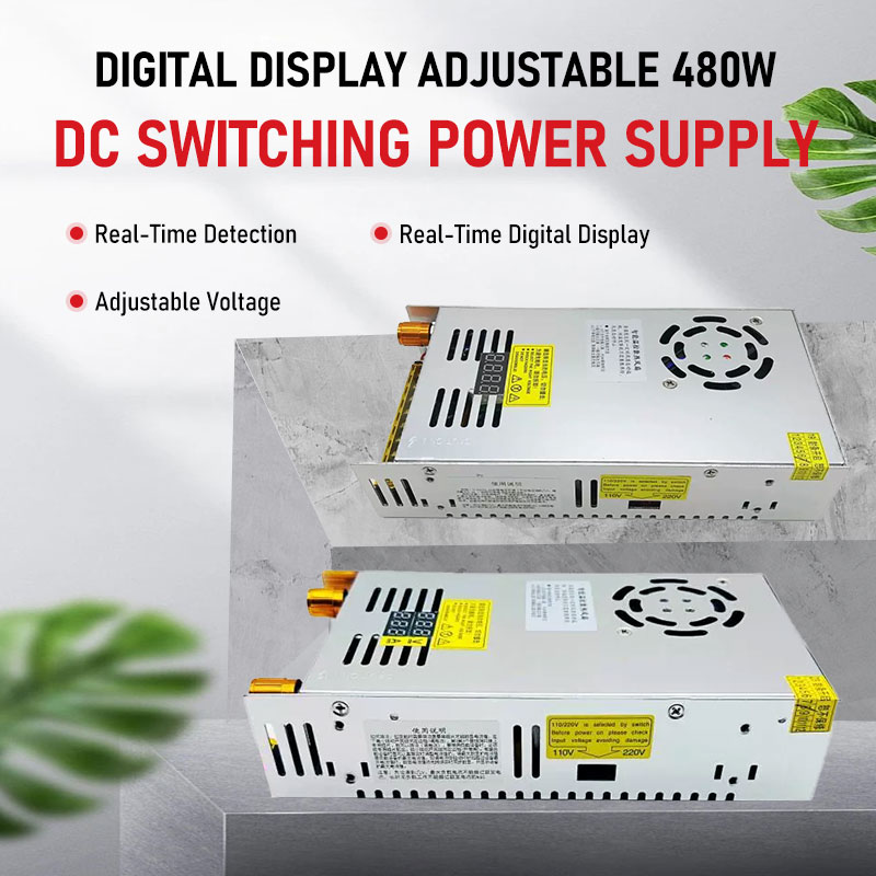Switching Dc Power Supply 300V 1A - Enkele en dubbele as 480W digitaal