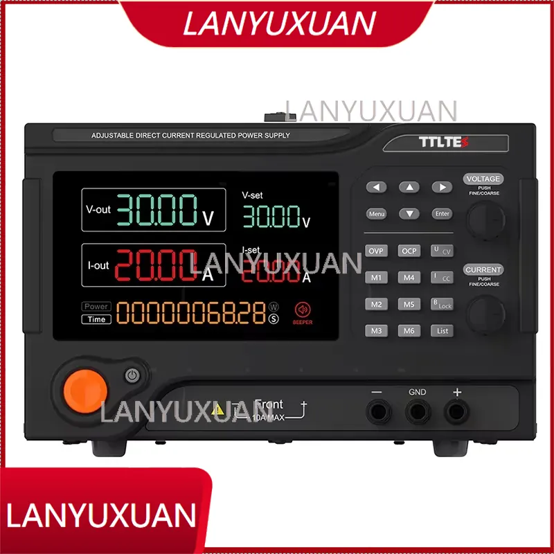 Programmable Dc Power Supply 60V 10A - TTLTES Verstelbare 60V DC Programmeerbare Schakelende