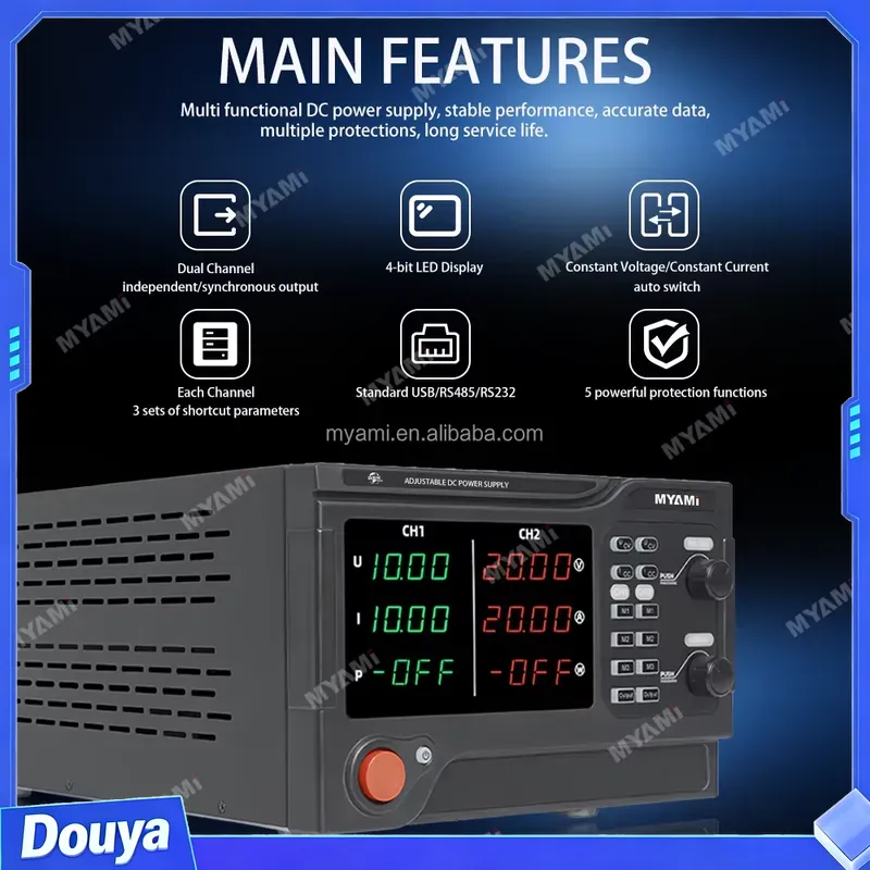 MYAMi 1200W 60V 20A Dual Chann - High Power 60V 20A Bench Power Supply recensie en prijs
