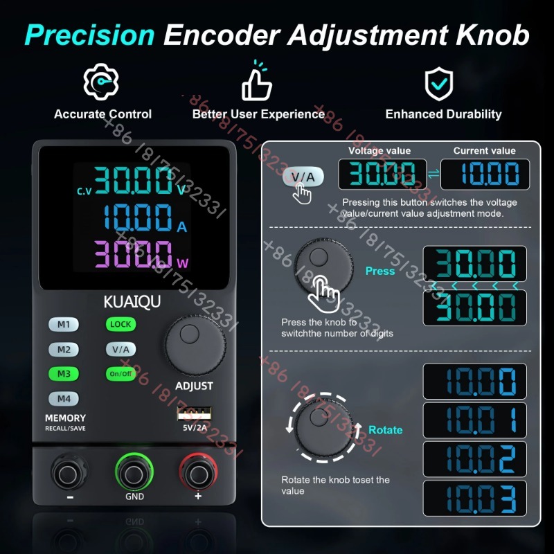 KUAIQU 300V 1A verstelbare gel - Switching Dc Power Supply 300V 1A recensie en prijs