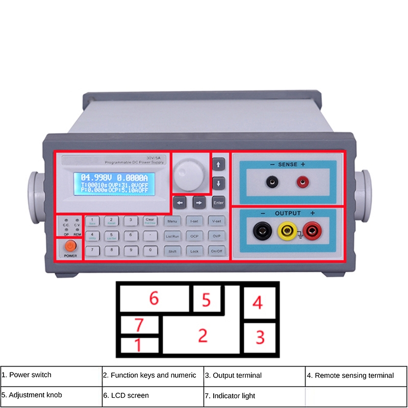 Laboratorium verstelbare 30V 6 - Programmable Dc Power Supply 60V 10A recensie en prijs