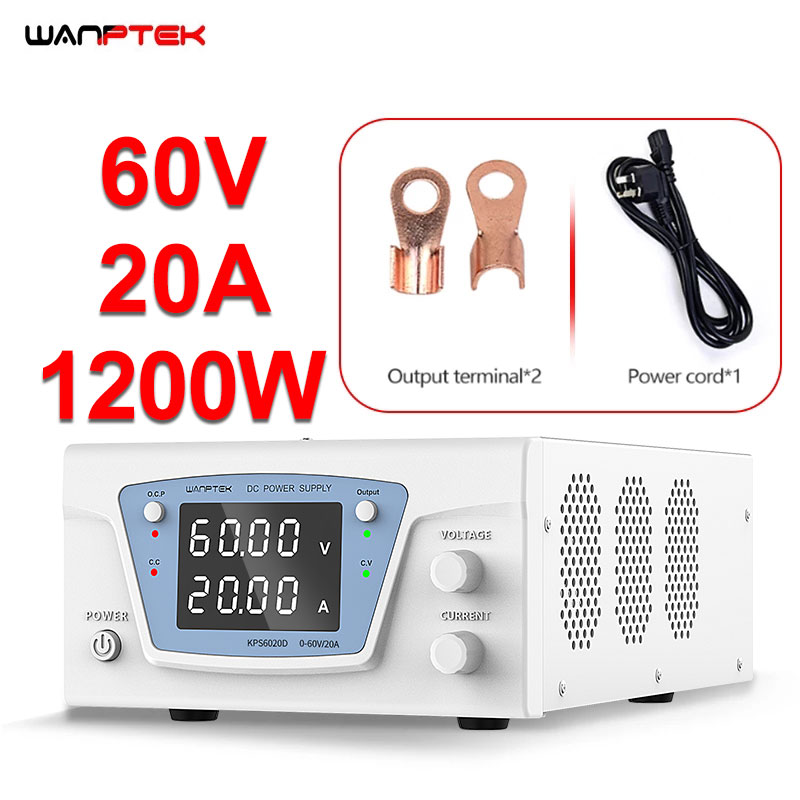 Wanptek Lab DC-voeding Verstel - High Power 60V 20A Bench Power Supply recensie en prijs