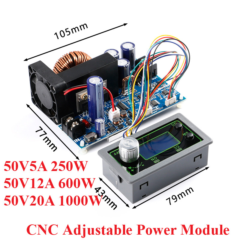 WZ5020L DC 50V5A 250W 50V12A 6 - Step Down Dc Power Supply Module 1000W recensie en prijs