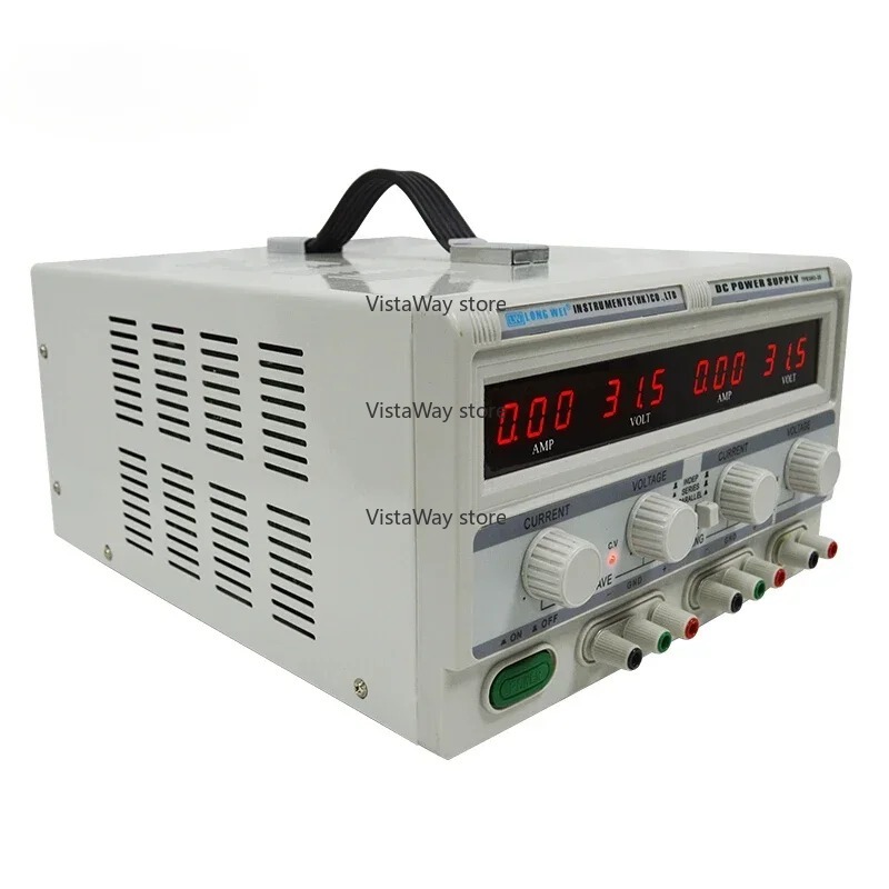 Dubbele DC-geregelde voeding L - Linear Dc Power Supply Triple Output recensie en prijs