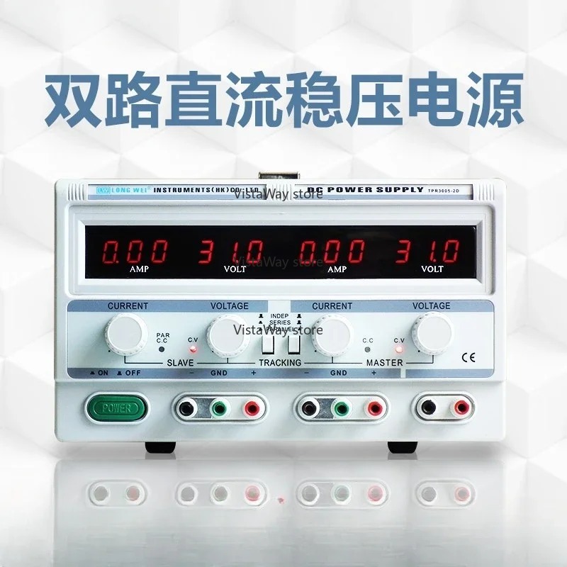 Dubbele DC-geregelde voeding L - Linear Dc Power Supply Triple Output recensie en prijs