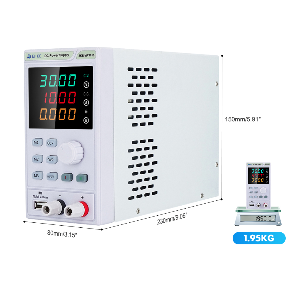 EJIKE DC-voeding 300W Programm - Programmable Dc Power Supply 60V 10A recensie en prijs